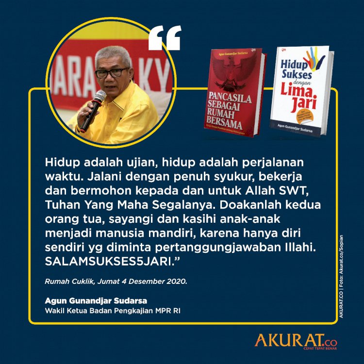 Kang Agun Adalah Wakil Rakyat Bapak Rakyat Guru Rakyat dan Sahabat Rakyat